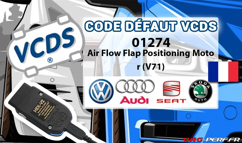 Lire la suite à propos de l’article Code Défaut – 01274 Air Flow Flap Positioning Motor (V71) Moteur de positionnement du volet de débit d’air (V71) : Défaillant