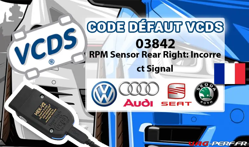 Lire la suite à propos de l’article Code Défaut – 03842 RPM Sensor Rear Right: Incorrect Signal