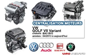 Lire la suite à propos de l’article Liste des moteurs sur VW GOLF VII Variant à partir de 04/2013