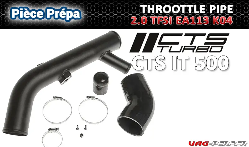 Lire la suite à propos de l’article Throttle pipe gros diamètre CTS turbo pour 2.0 TFSI EA113 CTS-IT-500