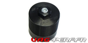 Lire la suite à propos de l’article Couvre filtre a huile aluminium CTS Turbo pour S3 8P / Leon 2 Cupra / Golf 6 R / Golf 5 GTI / Scirocco 2.0 TFSI EA113 CTS-HW-0242