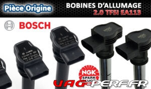 Lire la suite à propos de l’article Les Bobines d’origine pour les moteurs 2.0 TFSI EA113 et 2.0 TSI EA888.1/2