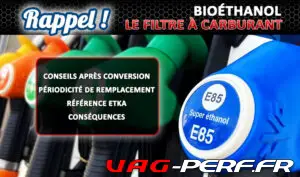 Lire la suite à propos de l’article Bioéthanol / E85 : Rappel important ! Pourquoi et quand faut il remplacer le filtre à carburant ?