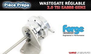 Lire la suite à propos de l’article La WASTEGATE FORGE pour le moteur 2.0 TSI EA888.2 (Turbo IHI) – VW GOLF 6 Gti 211cv – FORGE – FMACVAG08