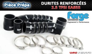 Lire la suite à propos de l’article Durites Silicones circuit de suralimentation – Audi TTRS & Audi RS3 – 2.5 TFSI – FMKTTTRS – Forge