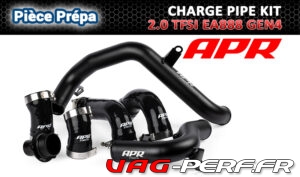 Lire la suite à propos de l’article Le kit complet de Durites rigides pour circuit de turbo + Outlet – 2.0 TSI EA888.4 – VW GOLF 8 Gti – APR – MS100221