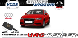 Lire la suite à propos de l’article Audi A3 (8V) – Confirmation de verrouillage/déverrouillage des portières (Bip/Klaxon)