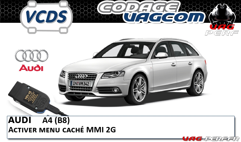 Lire la suite à propos de l’article Audi A4 (B8) – Activer menu caché MMI 2G