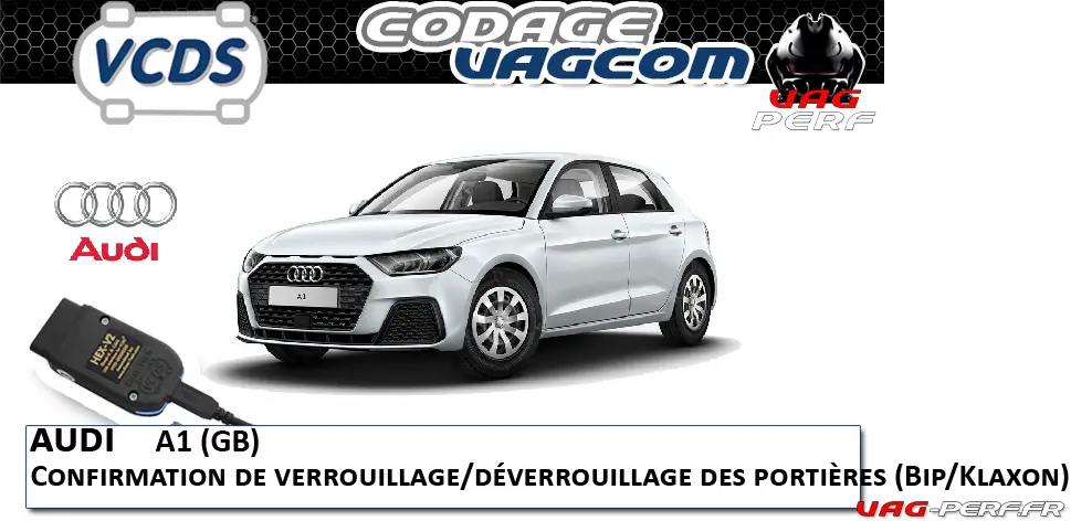 Lire la suite à propos de l’article Audi A1 (GB) – Confirmation de verrouillage/déverrouillage des portières (Bip/Klaxon)