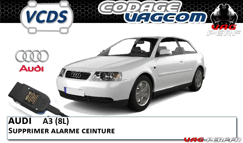 Lire la suite à propos de l’article AUDI A3 (8L) – Supprimer alarme ceinture