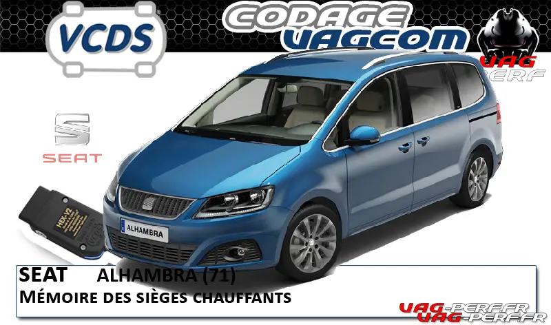 Lire la suite à propos de l’article SEAT Alhambra (71) – Mémoire des sièges chauffants