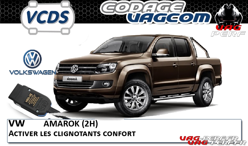 You are currently viewing VW Amarok (2H) – Activer les clignotants confort