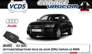 Lire la suite à propos de l’article Audi A1 (8X) – Activer/désactiver feux de jour (DRL) depuis le MMI