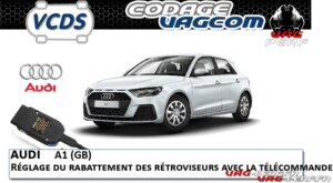 Lire la suite à propos de l’article Audi A1 (GB) – Réglage du rabattement des rétroviseurs avec la télécommande