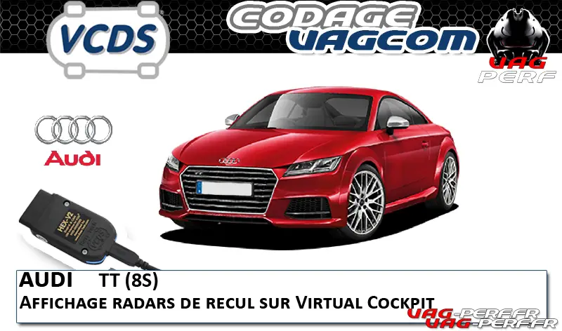 Lire la suite à propos de l’article Audi TT (8S) – Affichage radars de recul sur Virtual Cockpit