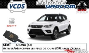 Lire la suite à propos de l’article Codage VAGCOM Seat Arona (KJ) – Activation des feux de jour via le Menu CAR
