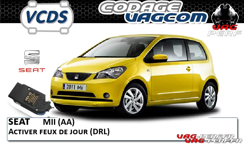 Lire la suite à propos de l’article SEAT Mii (AA) – Activer feux de jour (DRL)