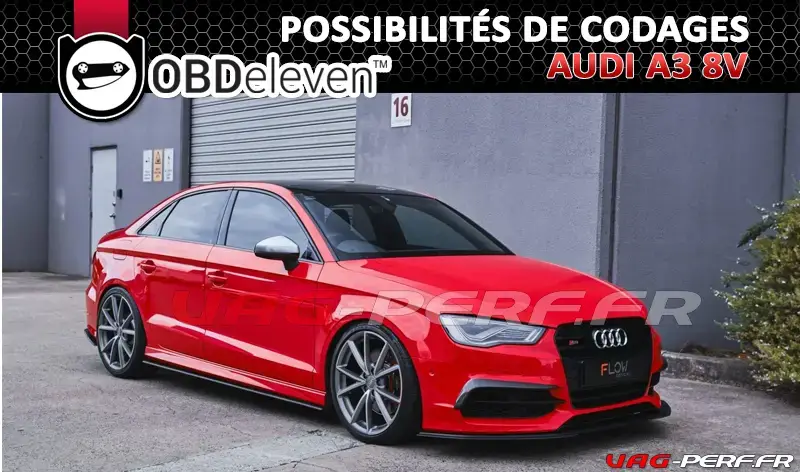 Lire la suite à propos de l’article OBD ELEVEN : activations d’options sur AUDI A3 8V, exemple de codages
