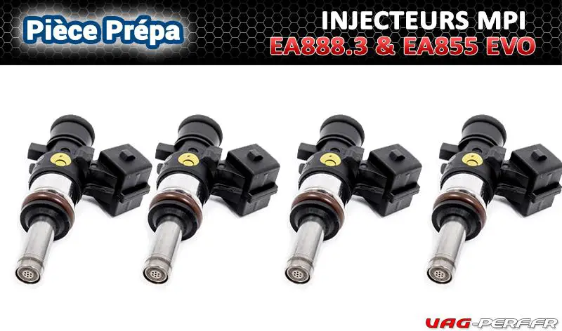 Lire la suite à propos de l’article Les injecteurs MPI pour les préparations moteur : 2.0 TSI EA888 GEN3 et 2.5 TFSI EVO