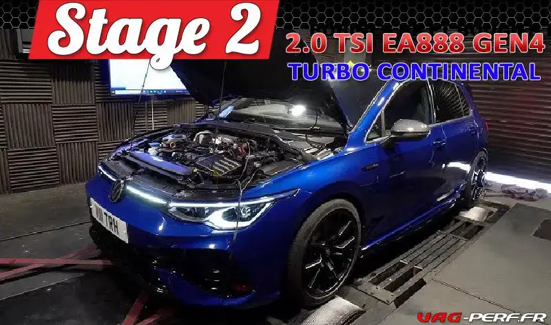 Lire la suite à propos de l’article La préparation moteur STAGE 2 du moteur 2.0 TSI EA888 GEN4 (Turbo Continental) VW GOLF 8R / S3 8Y