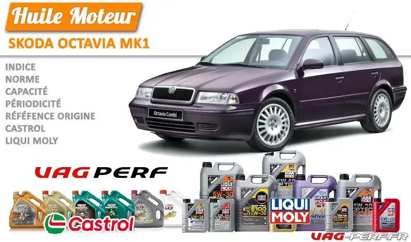 Lire la suite à propos de l’article Huile de vidange moteur – Skoda Octavia I, 1U (1996-2010)