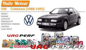 Lire la suite à propos de l’article Huile de vidange moteur – VW Corrado (1988-1995)