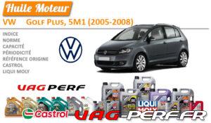 Lire la suite à propos de l’article Huile de vidange moteur – VW Golf Sportsvan, AM1 (2014- )