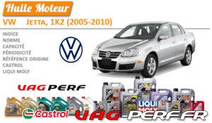 Lire la suite à propos de l’article Huile de vidange moteur – VW Jetta, 162 (2010-2014)