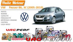 Lire la suite à propos de l’article Huile de vidange moteur – VW Passat B6, 3C (2005-2010)