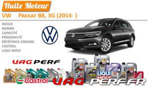 Lire la suite à propos de l’article Huile de vidange moteur – VW Passat B8, 3G (2014- )