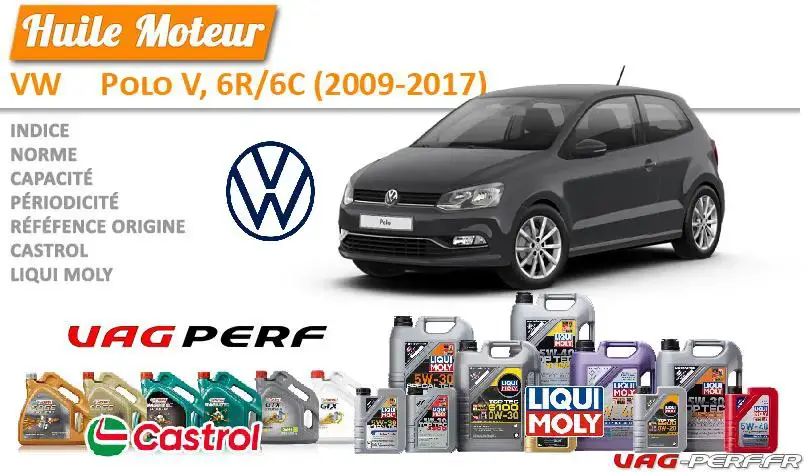 You are currently viewing Huile de vidange moteur – VW Polo V, 6R/6C (2009-2017)