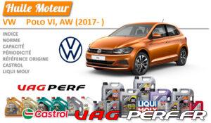 Lire la suite à propos de l’article Huile de vidange moteur – VW Polo VI, AW (2017- )