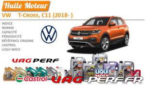 Lire la suite à propos de l’article Huile de vidange moteur – VW T-Cross, C11 (2018- )