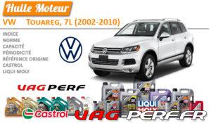 Lire la suite à propos de l’article Huile de vidange moteur – VW Touareg, 7L (2002-2010)