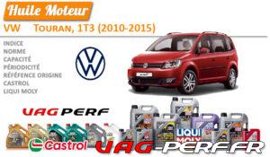 Lire la suite à propos de l’article Huile de vidange moteur – VW Touran, 1T3 (2010-2015)