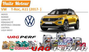 Lire la suite à propos de l’article Huile de vidange moteur – VW T-Roc, A11 (2017- )