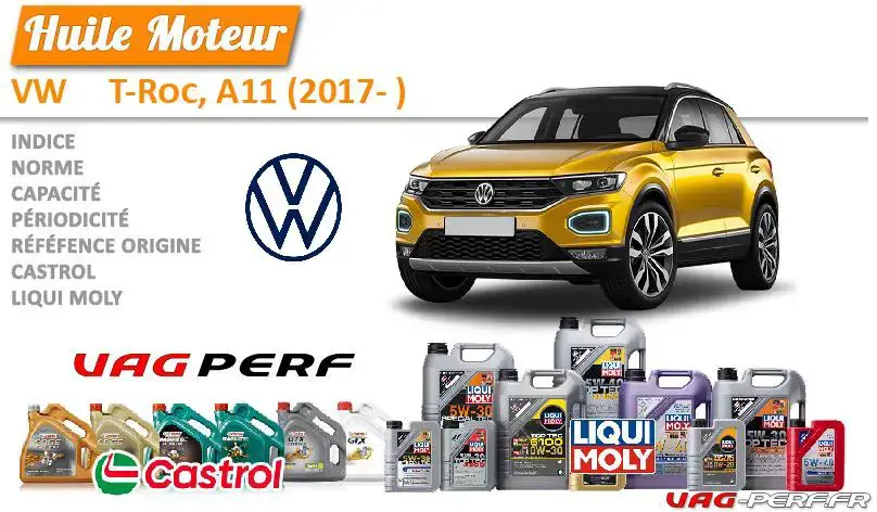 Lire la suite à propos de l’article Huile de vidange moteur – VW T-Roc, A11 (2017- )
