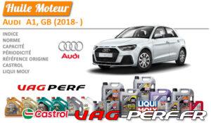 Lire la suite à propos de l’article Huile de vidange moteur – Audi A1, GB (2018- )