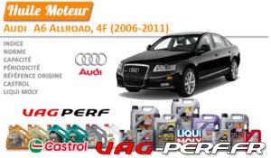 Lire la suite à propos de l’article Huile de vidange moteur – Audi A6, S6, RS 6, 4F (2005-2011)