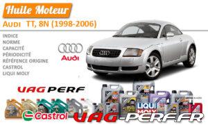 Lire la suite à propos de l’article Huile de vidange moteur – Audi TT, 8N (1998-2006)