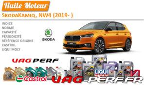 Lire la suite à propos de l’article Huile de vidange moteur – Skoda Kamiq, NW4 (2019- )