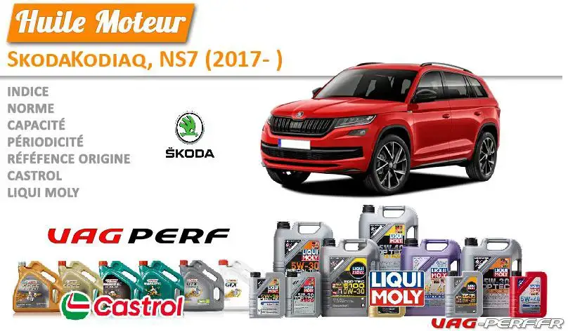 Lire la suite à propos de l’article Huile de vidange moteur – Skoda Kodiaq, NS7 (2017- )