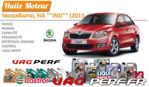 Lire la suite à propos de l’article Huile de vidange moteur – Skoda Rapid, NA « IND » (2011- )