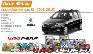 Lire la suite à propos de l’article Huile de vidange moteur – Skoda Roomster, 5J (2006-2015)