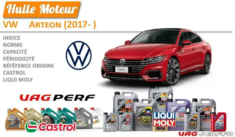 Lire la suite à propos de l’article Huile de vidange moteur – VW Arteon (2017- )