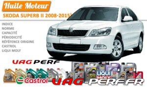 Lire la suite à propos de l’article Huile de vidange moteur – Skoda Superb II, 3T (2008-2015)