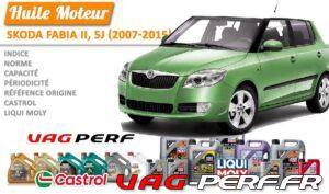 Lire la suite à propos de l’article Huile de vidange moteur – Skoda Fabia II, 5J (2007-2015)