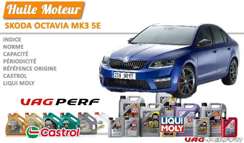 Lire la suite à propos de l’article Huile de vidange moteur – Skoda Octavia III, 5E (2012- )