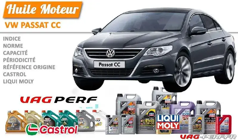 Lire la suite à propos de l’article Huile de vidange moteur – VW Passat CC, 357 (2008-2012)