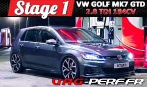 Lire la suite à propos de l’article La préparation moteur Stage 1 sur le 2.0 TDi 184cv (CR EA289) de la VW GOLF 7 GTD